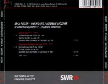CD Wolfgang Meyer: Klarinettenquintette / Clarinet Quintets 364970