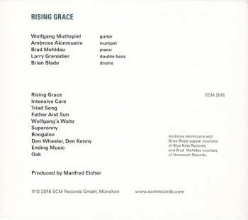 CD Wolfgang Muthspiel: Rising Grace 259057