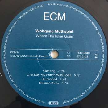 LP Wolfgang Muthspiel: Where The River Goes 72522