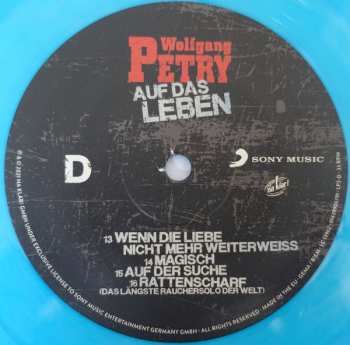 2LP Wolfgang Petry: Auf Das Leben LTD | NUM | CLR 78802