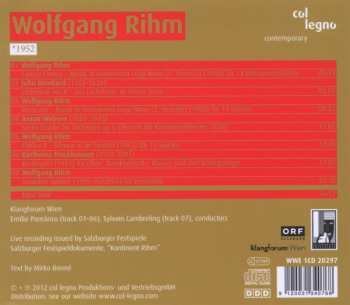 CD Wolfgang Rihm: Kontinent Rihm 146216