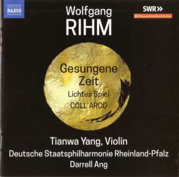 CD Wolfgang Rihm: Lichtes Spiel / Gesungene Zeit / Coll'arco 189102