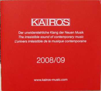 CD Wolfgang Rihm: Trios 1969 - 1994 / CD & Katalog 2008/09 309174