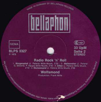 LP Wolfsmond: Radio Rock 'N' Roll