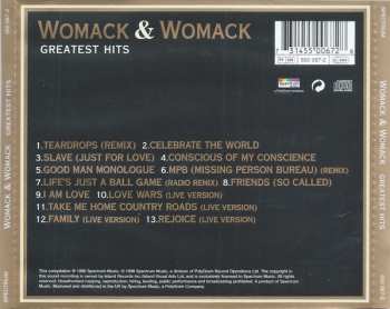 CD Womack & Womack: Greatest Hits
