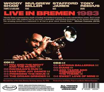 2CD Woody Shaw Quartet: Live In Bremen 1983 LTD | DLX 91397