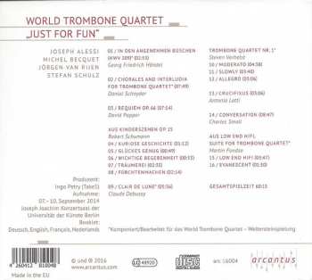 CD World Trombone Quartet: Just For Fun 322032