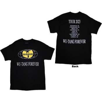 Merch Wu-Tang Clan: Wu-tang Clan Unisex T-shirt: Tour '23 Wu-tang Forever (back Print & Ex-tour) (large) L