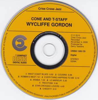 CD Wycliffe Gordon: Cone And T-Staff 453094