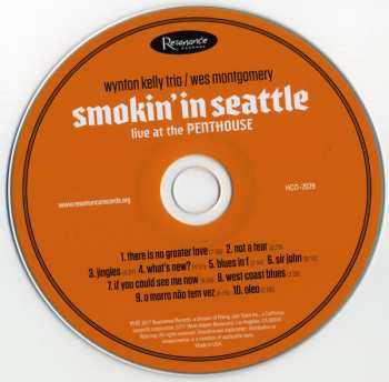 CD Wynton Kelly Trio: Smokin' In Seattle Live At The Penthouse  269245