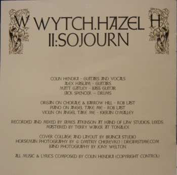 CD Wytch Hazel: II:Sojourn 106372