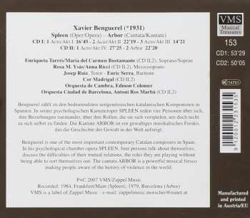 2CD Xavier Benguerel: Spleen (Opera); Arbor (Cantata)