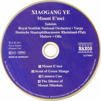 CD Xiaogang Ye: Mount E'mei 335600