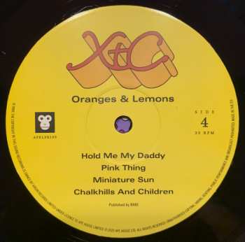 2LP XTC: Oranges & Lemons 156572