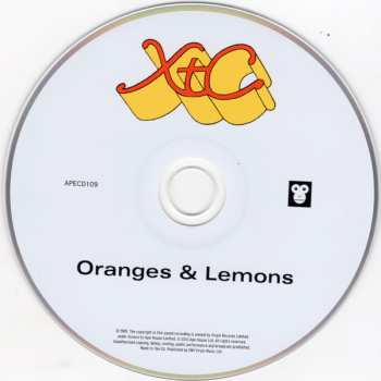 CD XTC: Oranges & Lemons 493476