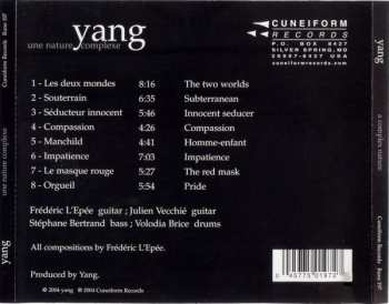 CD Yang: A Complex Nature 287482