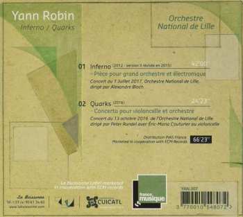 CD Yann Robin: Inferno / Quarks 123882