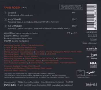 CD Yann Robin: Vulcano / Art Of Metal I, III 321548