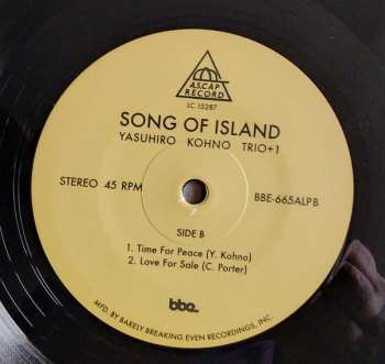 2LP Yasuhiro Kohno Trio: Song Of Island 500576