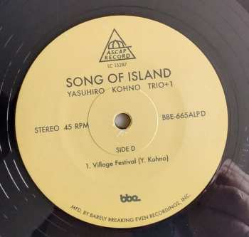 2LP Yasuhiro Kohno Trio: Song Of Island 500576
