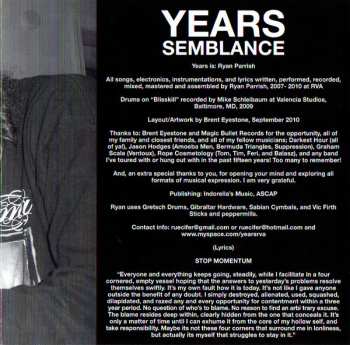 2CD Years: Semblance