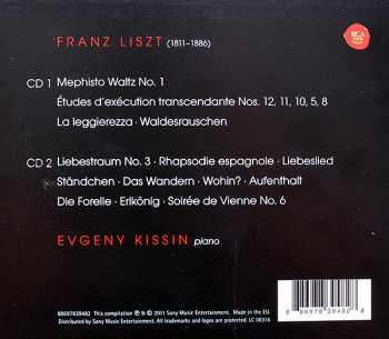 2CD Yevgeny Kissin: Kissin Plays Liszt 244452