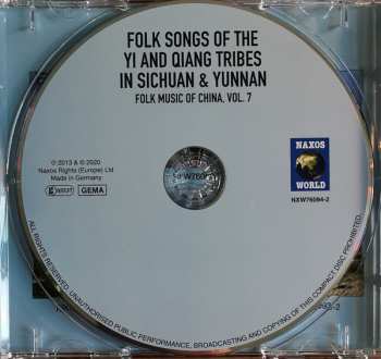 CD Yi People: Folk Songs Of The Yi And Qiang Tribes In Sichuan & Yunnan 441771