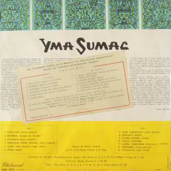LP Yma Sumac: Recital 322400