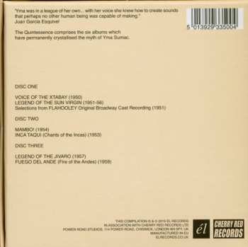 3CD/Box Set Yma Sumac: The Quintessence 301900