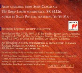 CD Yo-Yo Ma: Soul Of The Tango (The Music Of Astor Piazzolla) 188857