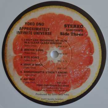 2LP Yoko Ono: Approximately Infinite Universe LTD | CLR 71284