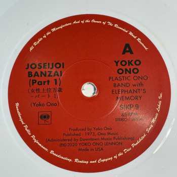 SP Yoko Ono: 女性上位万歳 = Joseijoi Banzai LTD 247158