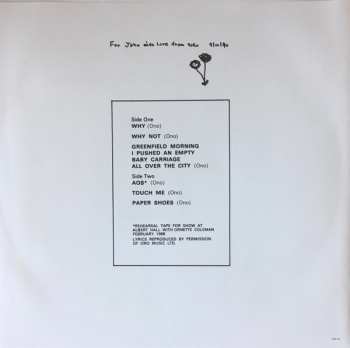 LP Yoko Ono: Yoko Ono / Plastic Ono Band LTD | CLR 376824