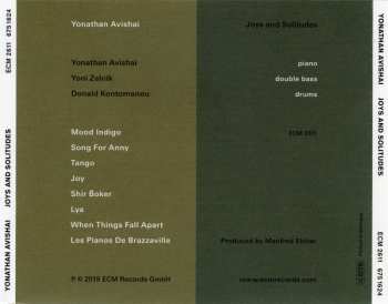 CD Yonathan Avishai: Joys And Solitudes 347895