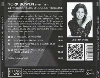 CD York Bowen: 24 Preludes • Suite Mignonne • Berceuse 304670