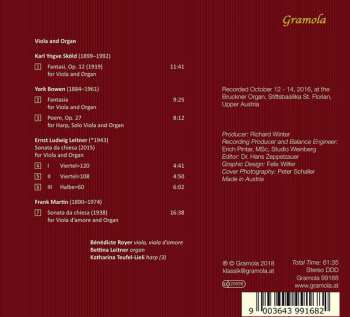 CD York Bowen: Viola Und Orgel 305131