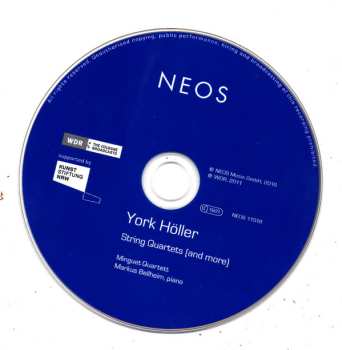 CD York Höller: String Quartets (And More) 460198