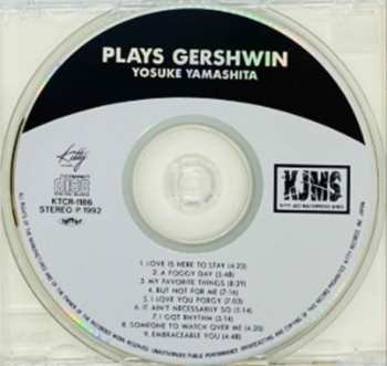 CD Yosuke Yamashita: Plays Gershwin
