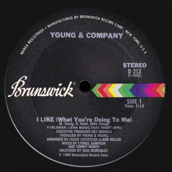 Album Young & Company: I Like (What You're Doing To Me)