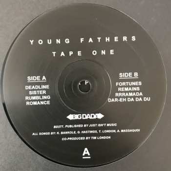 2LP Young Fathers: Tape One / Tape Two 66378