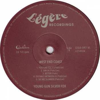 LP Young Gun Silver Fox: West End Coast LTD 63663