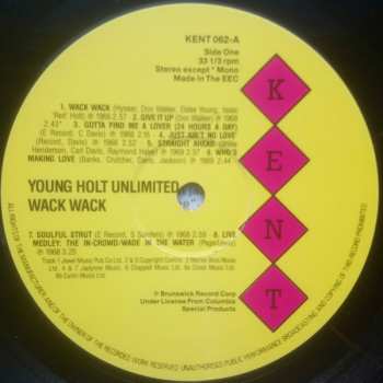 LP Young Holt Unlimited: Wack Wack 351488