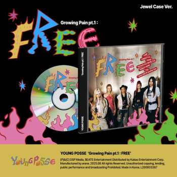 CD Young Posse: Growing Pain Pt.1: Free - Jewel Case Version