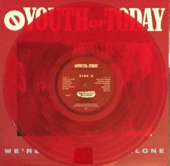 LP Youth Of Today: We're Not In This Alone 331100