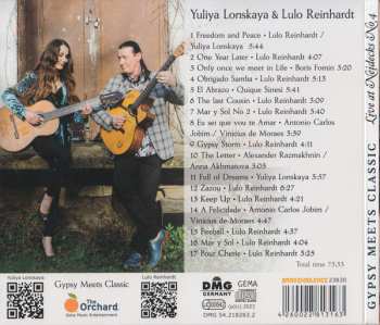 CD Yuliya Lonskaya: Gypsy Meets Classic Live At Neidecks No 4 508754