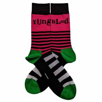 Merch Yungblud: Kotníkové Ponožky Logo Yungblud & Stripes