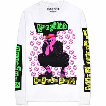 Merch Yungblud: Yungblud Unisex Long Sleeve T-shirt: Punker (back & Sleeve Print) (large) L