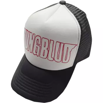 Mesh Back Cap Red Logo Yungblud Outline