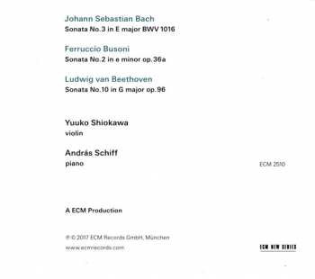 CD Yuuko Shiokawa: Bach / Busoni / Beethoven 305297