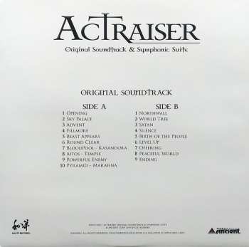 2LP Yuzo Koshiro: Actraiser Original Soundtrack & Symphonic Suite CLR 464869